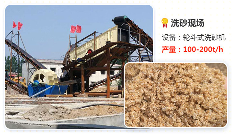 輪式洗砂機產量高、效果好
