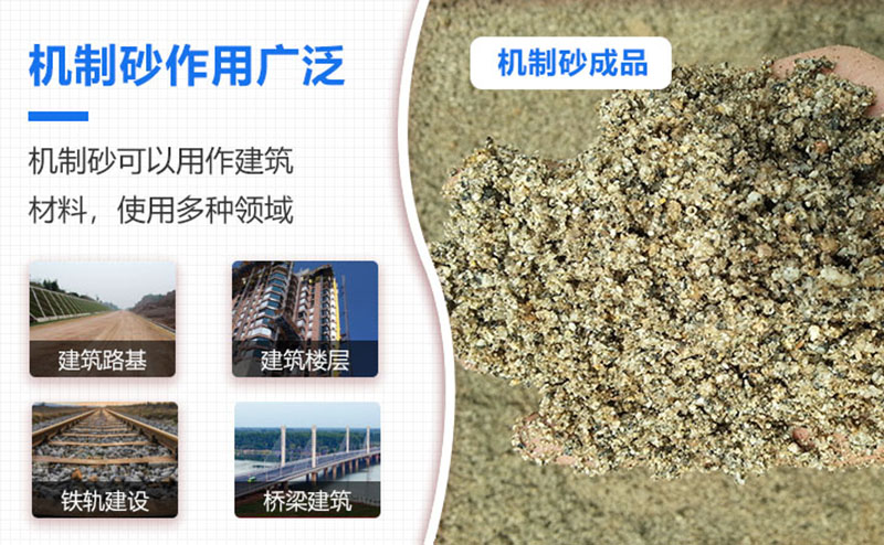 機制砂品級越來越高，用途也越來越廣泛